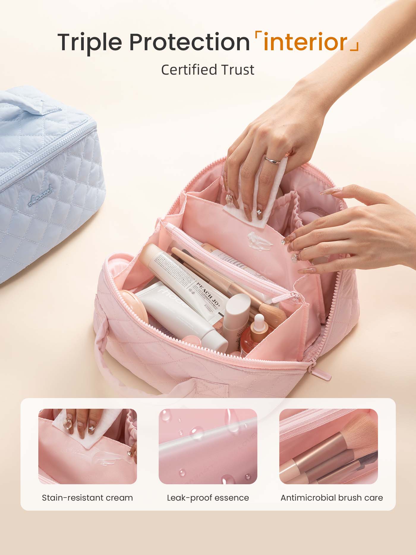 She is Beautiful ( 2 PCs Make up bag)By lovevook ✨🩷
