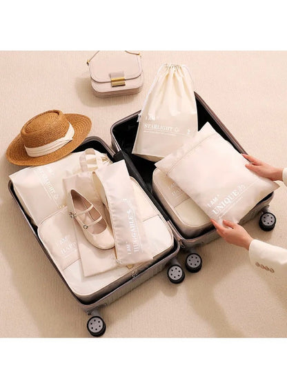 6 Pcs Polyester Travel Clothes Sorting & Organizing Makeup & Toiletry Storage
Bags