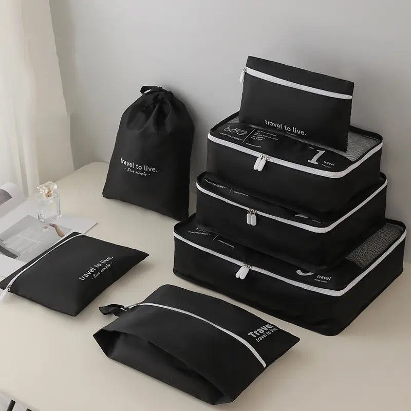 High Quality 7 pieces Travel Organizer Storage Bags
Suitcase Packing Set Storage Cases Portable
Luggage Organizer Clothe Shoe Pouch