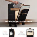 Jetsetter Carry-On By Lovevook (20inch) with 3 pcs Organizers