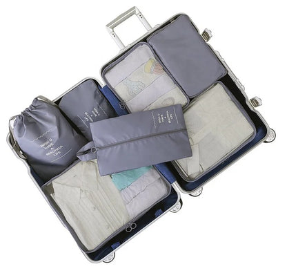 7pcs travel luggage organizer