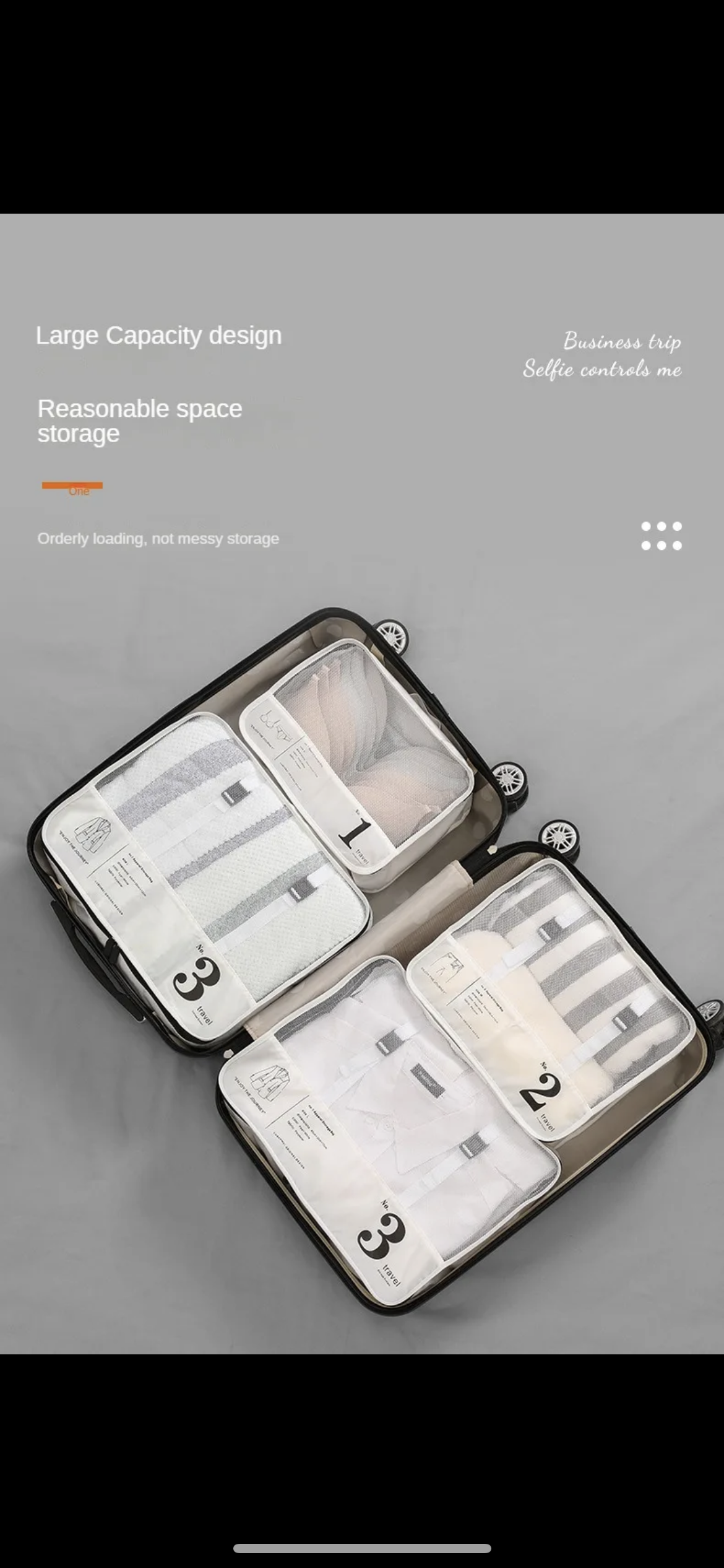 High Quality 7 pieces Travel Organizer Storage Bags
Suitcase Packing Set Storage Cases Portable
Luggage Organizer Clothe Shoe Pouch