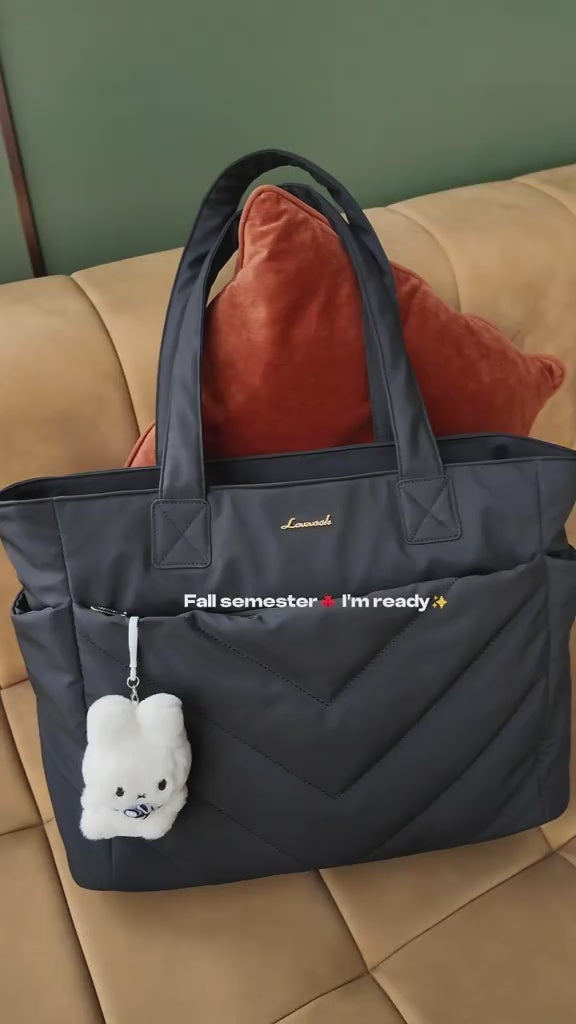 2Pcs Lightweight puffy Tote Bag( 15.6inch ) 💕 2026 Design