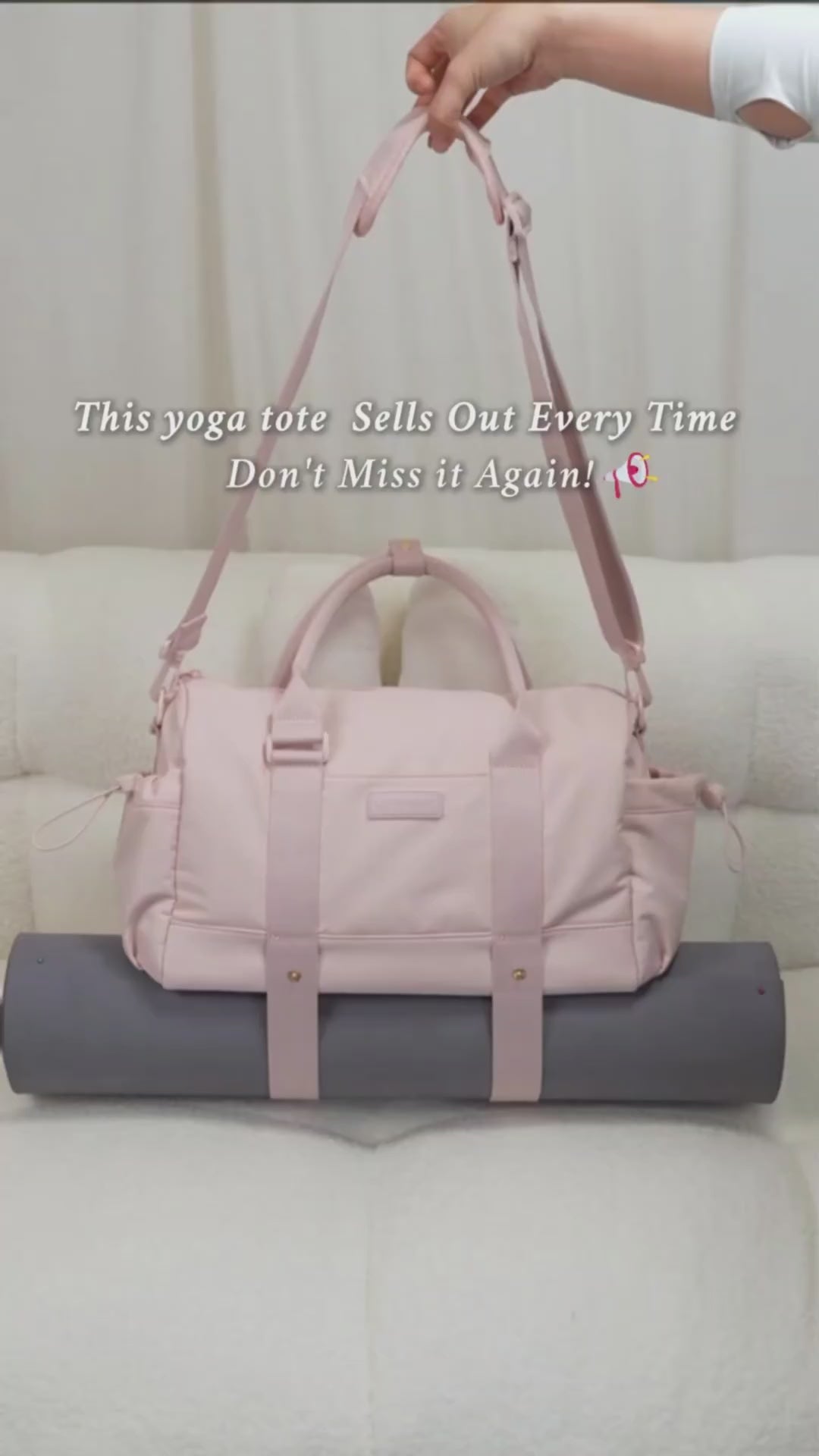 Blush Aura (waterproof)Gym Bag💕
