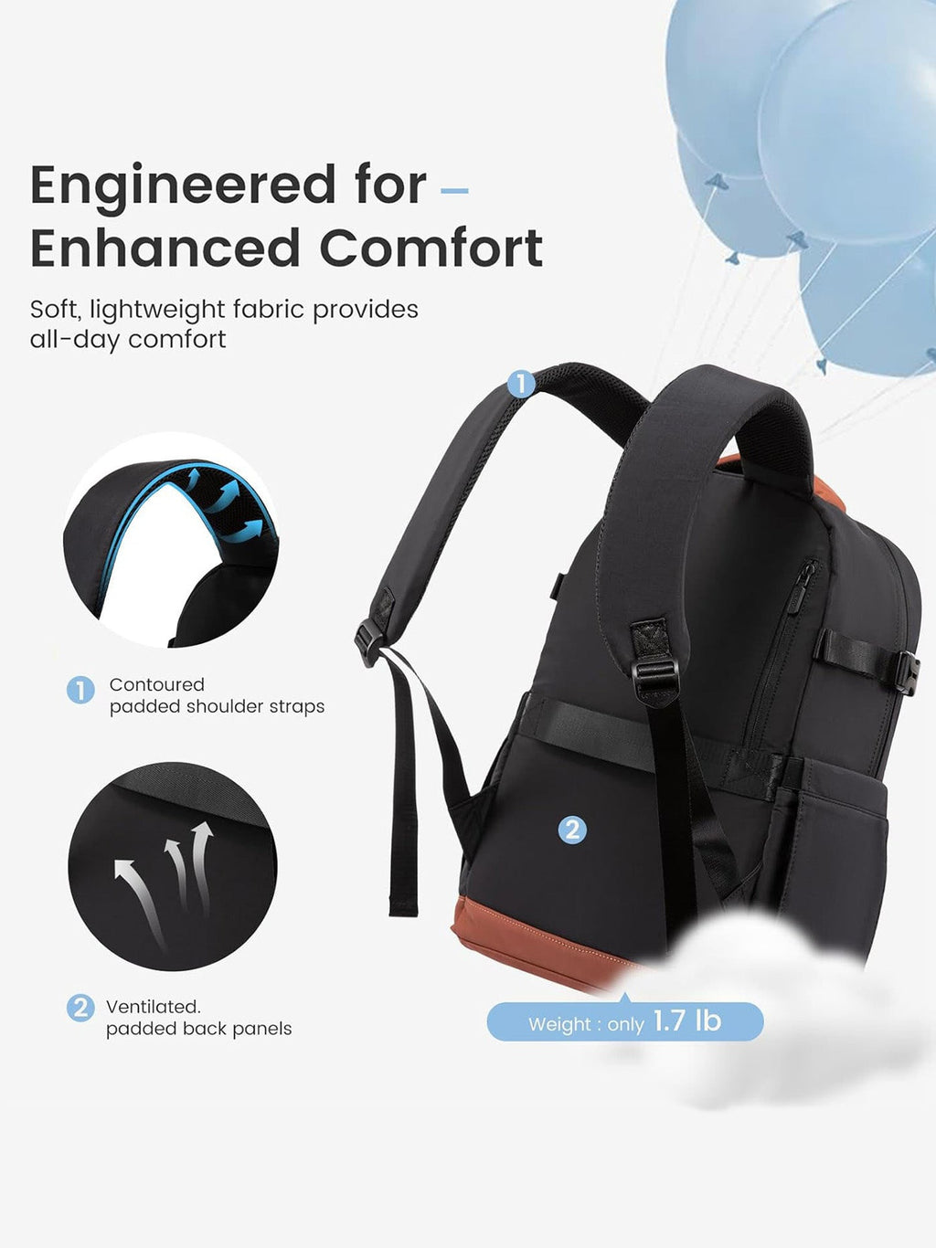 The Puffline waterproof Backpack (15.6inch)