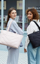 2Pcs Lightweight puffy Tote Bag( 15.6inch ) 💕 2026 Design