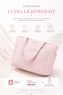 2Pcs Lightweight puffy Tote Bag( 15.6inch ) 💕 2026 Design