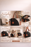 Élise puffy Tote (15.6 inch)