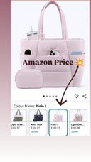 Lovevook Blush Puffy Tote (2026 Edition)15.6 inch