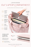 2Pcs Lightweight puffy Tote Bag( 15.6inch ) 💕 2026 Design