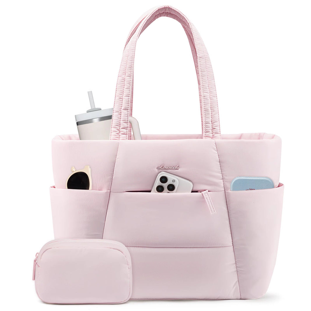 Lovevook Blush Puffy Tote (2026 Edition)15.6 inch