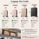 Transit Pro 24inch ✈️ Front Opening Smart Suitcase - One piece
