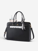 Lovevook Noir Élitaire Tote (15.6”)External Laptop Compartment.