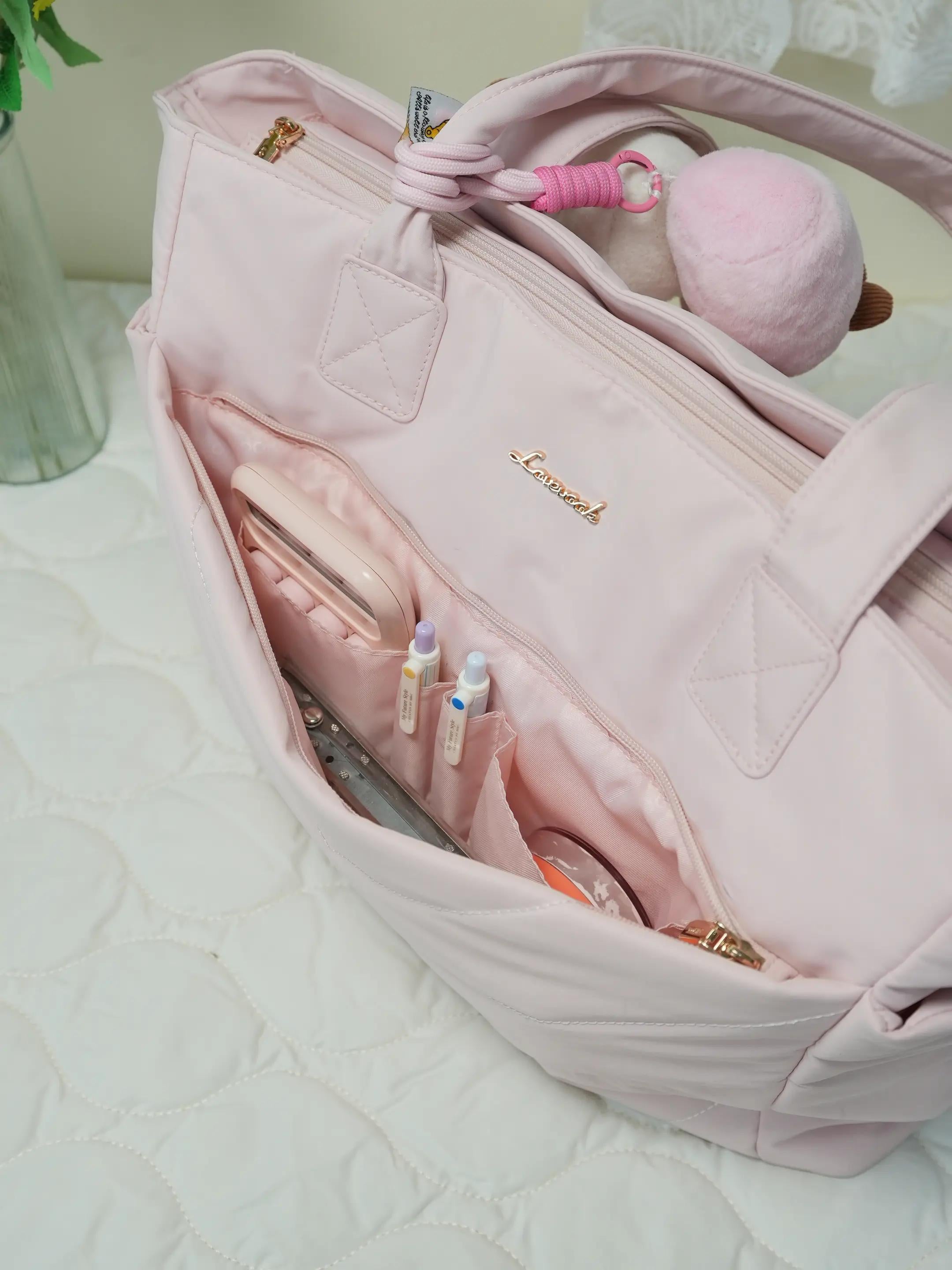 2Pcs Lightweight puffy Tote Bag( 15.6inch ) 💕 2026 Design