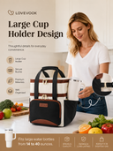 LOVEVOOK Expandable Insulated Lunch Tote – 15L