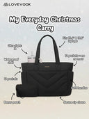 2Pcs Lightweight puffy Tote Bag( 15.6inch ) 💕 2026 Design