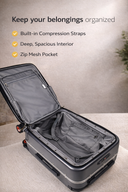 Transit Pro 24 ✈️ Front Opening Smart Suitcase - One piece