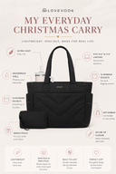 2Pcs Lightweight puffy Tote Bag( 15.6inch ) 💕 2026 Design