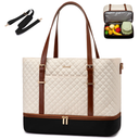 Grace Quilted Tote (15.6 inch) 🤍