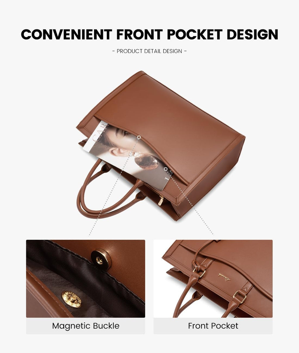 🍂 The Poléne Bag 🍂 ( Full Brown )15.6inch