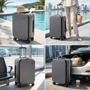 Transit Pro 24 ✈️ Front Opening Smart Suitcase - One piece