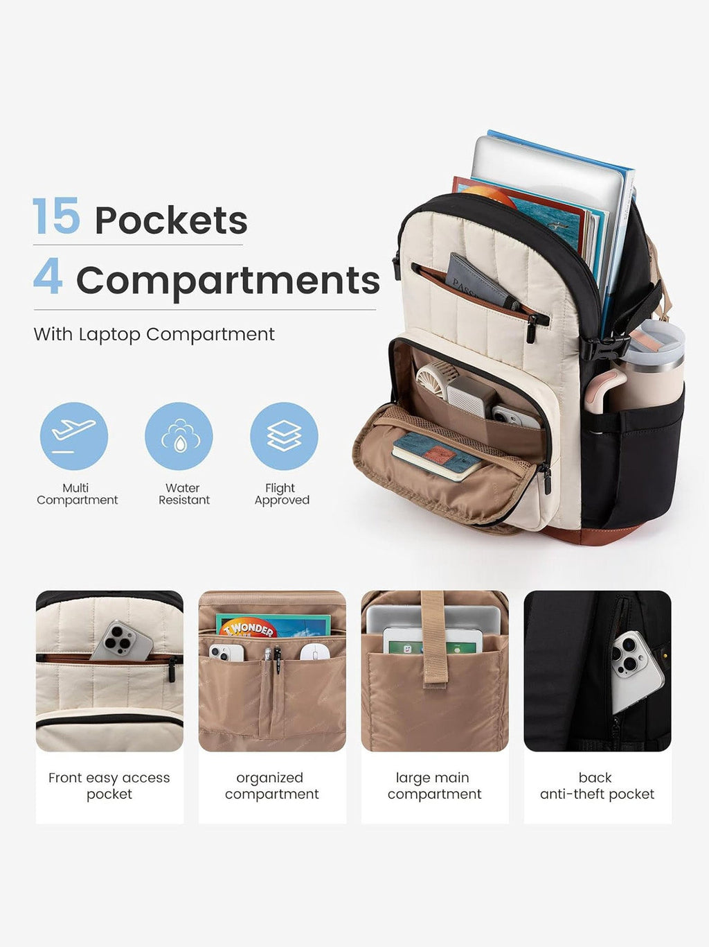 The Puffline waterproof Backpack (15.6inch)