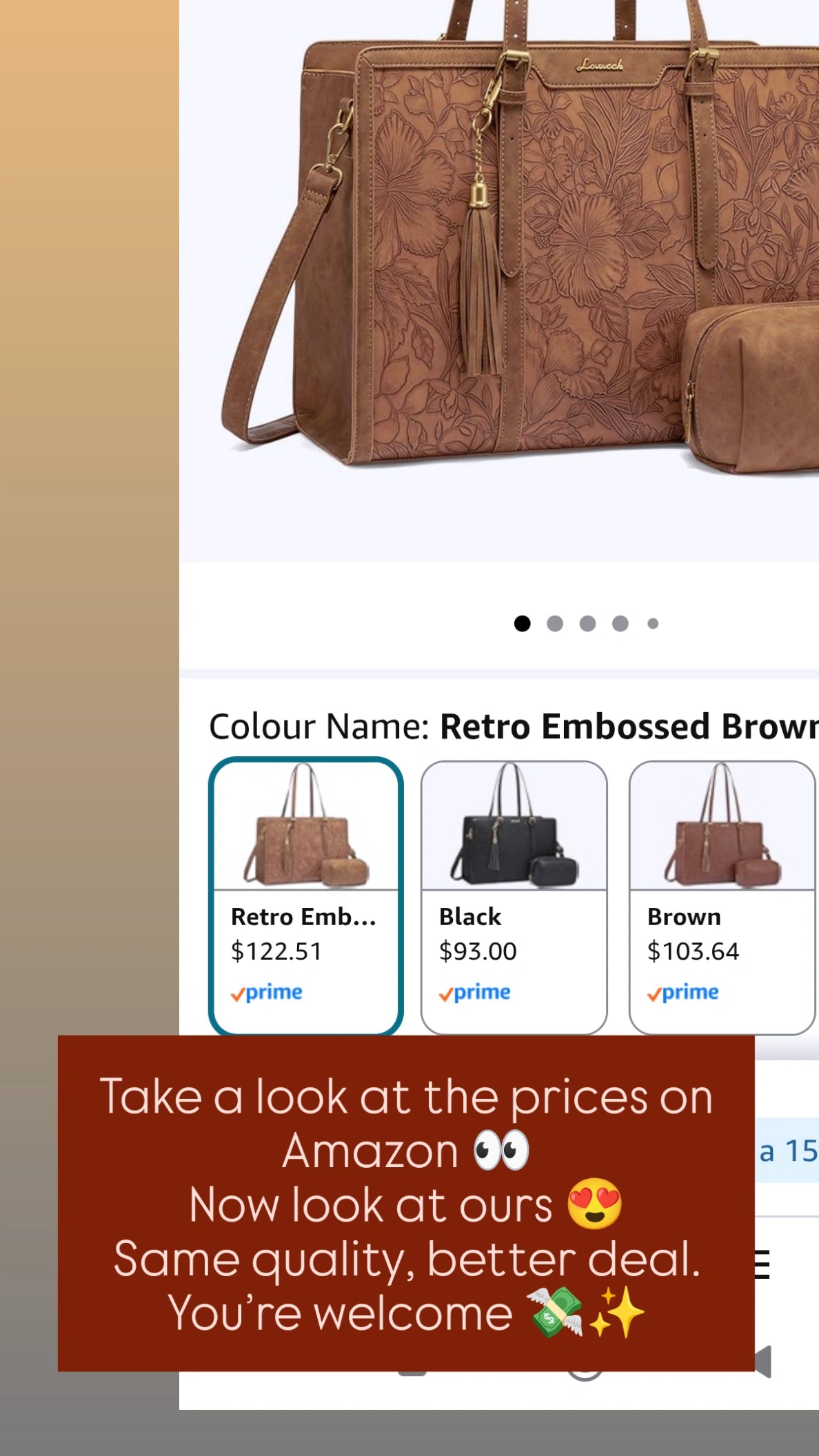 Lovevook Flora Luxe Tote ( New Collection)