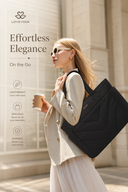 2Pcs Lightweight puffy Tote Bag( 15.6inch ) 💕 2026 Design