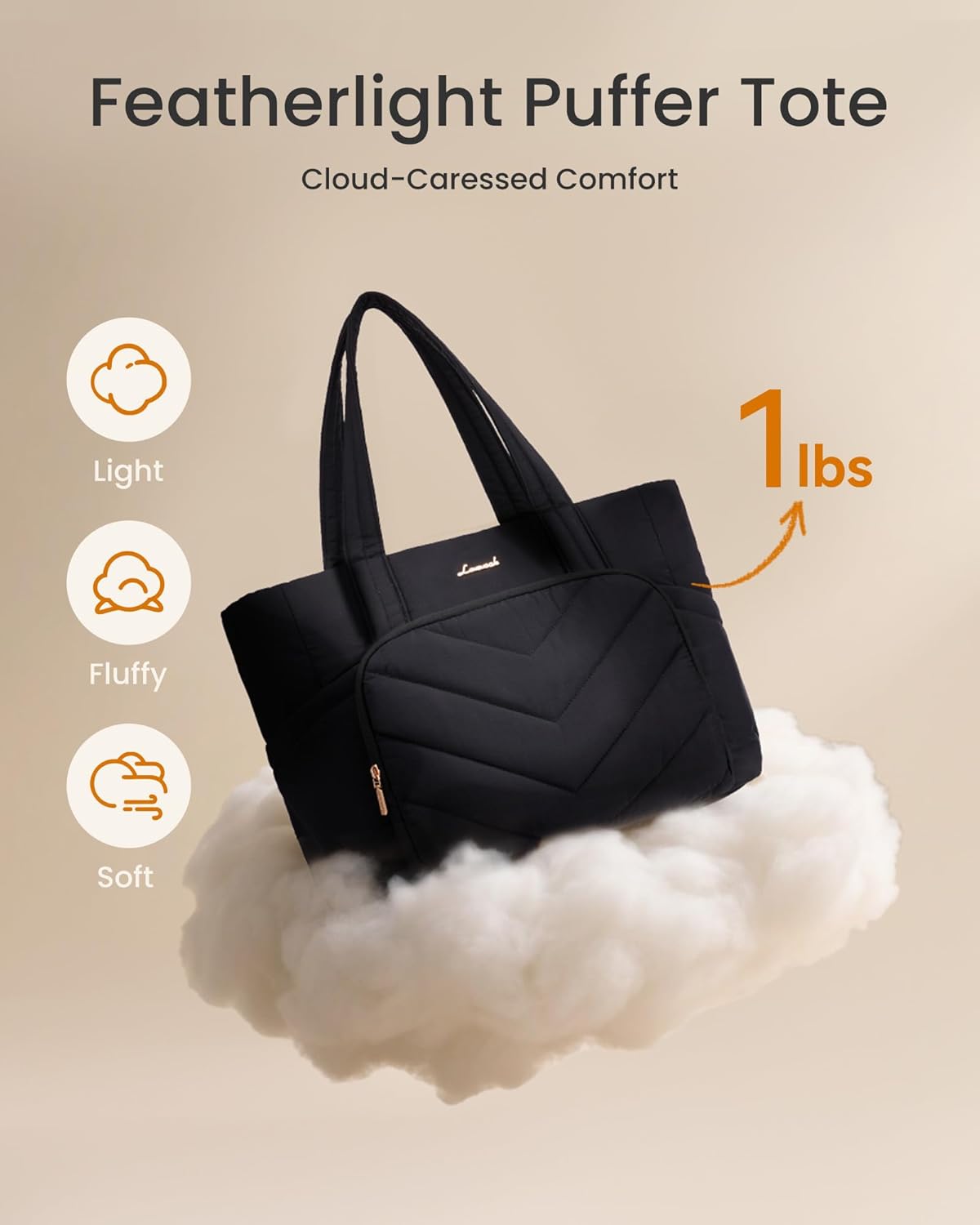 ✨ Featherlight Puffer Tote