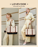 Grace Quilted Tote (15.6 inch) 🤍
