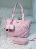 2Pcs Lightweight puffy Tote Bag( 15.6inch ) 💕 2026 Design