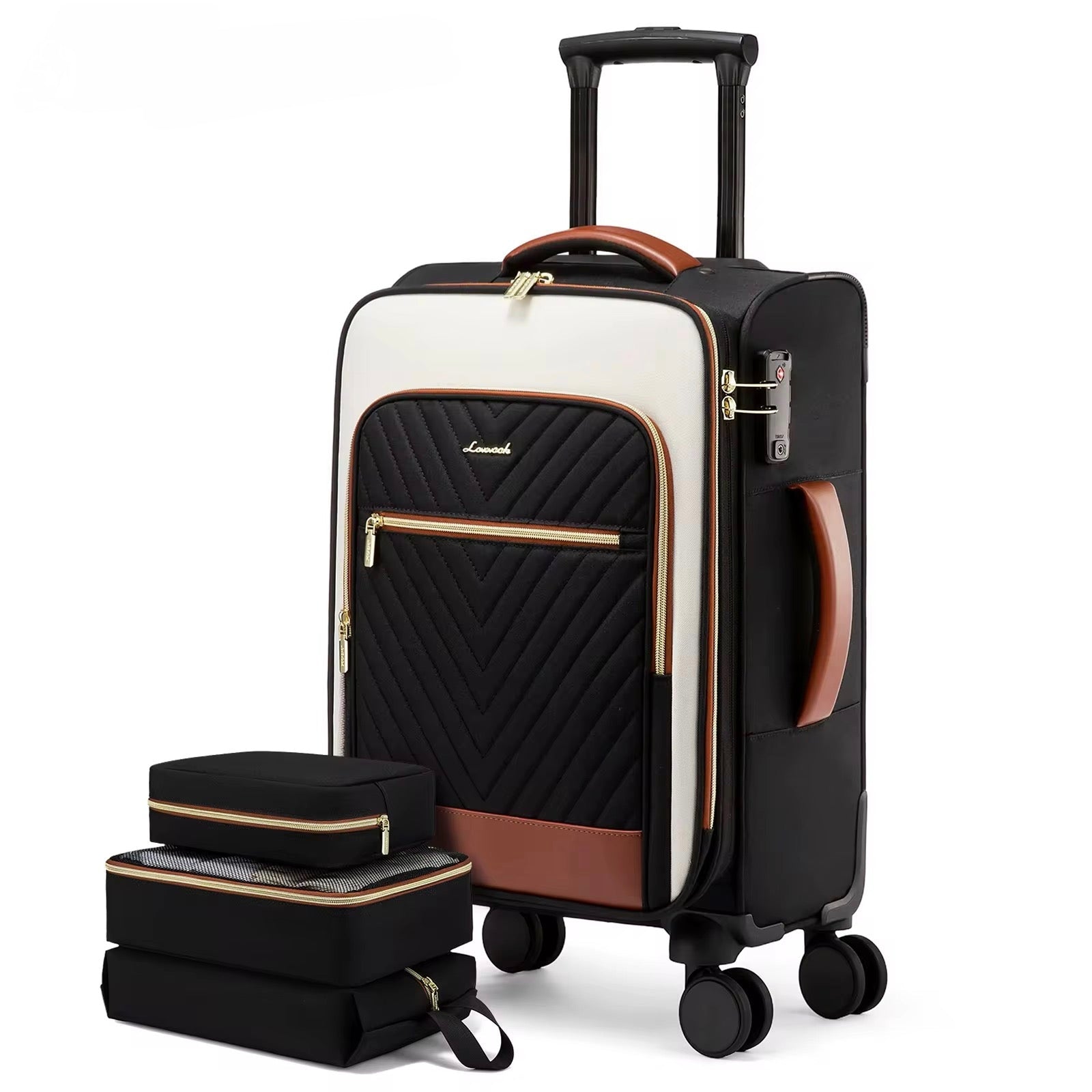 Jetsetter Carry-On By Lovevook (20inch) with 3 pcs Organizers