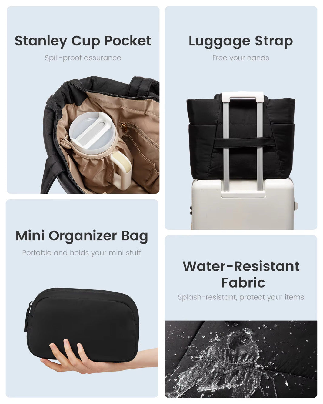 Lovevook Blush Puffy Tote (2026 Edition)15.6 inch