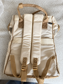 The Aurelia – Cream & Taupe , 17"laptop Backpack