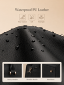 Lovevook Noir Élitaire Tote (15.6”)External Laptop Compartment.