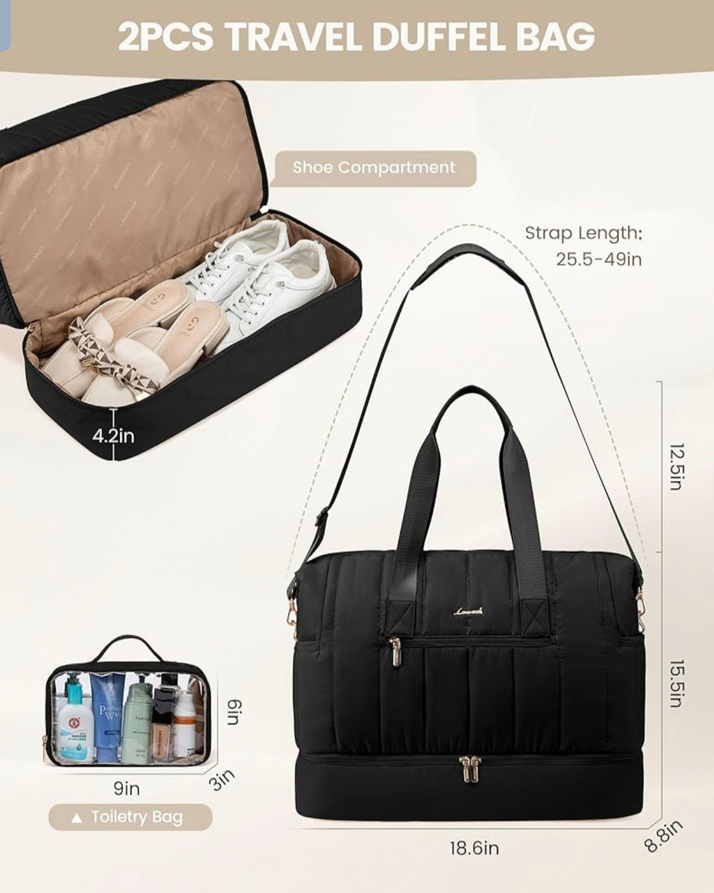 Voyage 2pcs Duffle-Bag