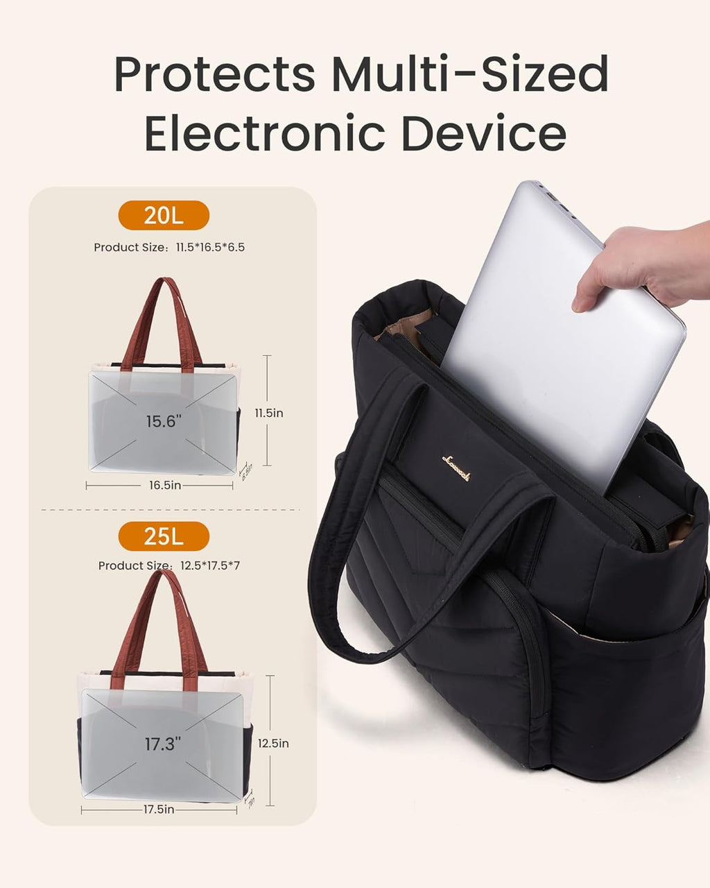 ✨ Featherlight Puffer Tote