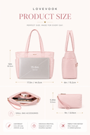 2Pcs Lightweight puffy Tote Bag( 15.6inch ) 💕 2026 Design