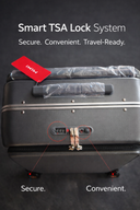 Transit Pro 24 ✈️ Front Opening Smart Suitcase - One piece