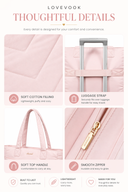 2Pcs Lightweight puffy Tote Bag( 15.6inch ) 💕 2026 Design